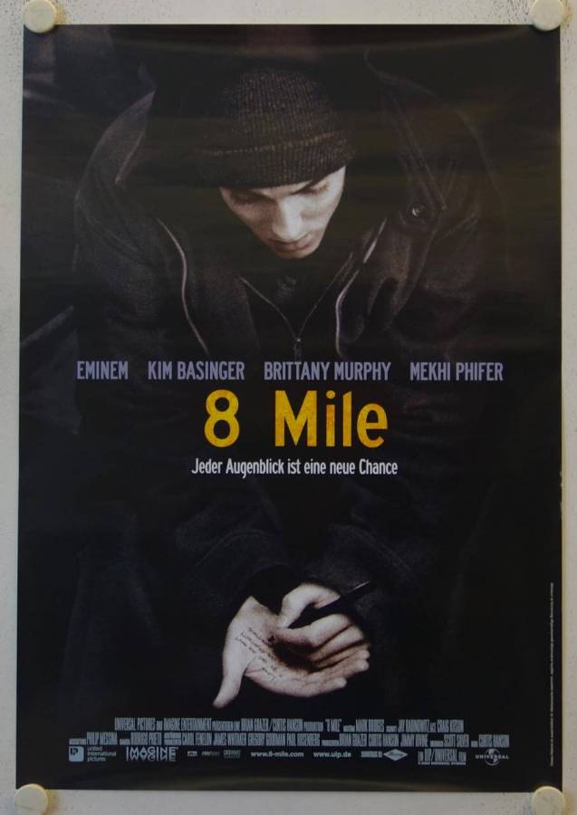 8 Mile original release german movie poster